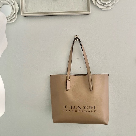 New Coach Leatherware Classic Reversible Large Taupe/Beige Tote w/Dustbag - Picture 9 of 16